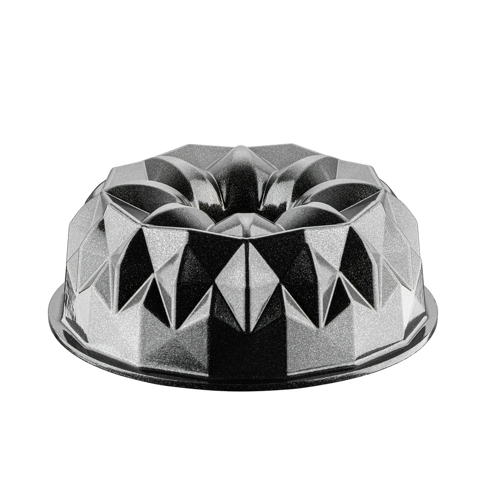 Emsan Black Shiny Star Döküm Kek Kalıbı 22 cm görseli 2