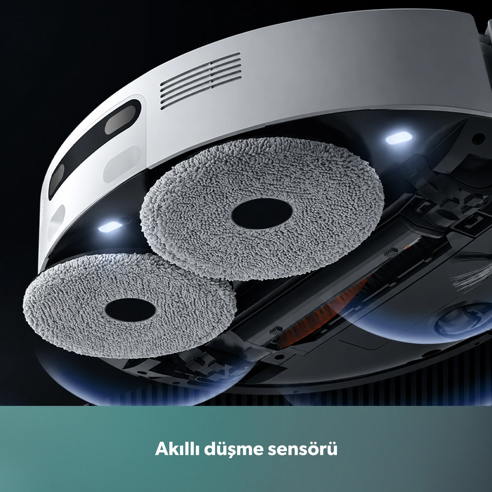 Homend Alex 40 Otomatik Boşaltım Sistemli Moplu 28.000 Pa Robot Süpürge görseli 12