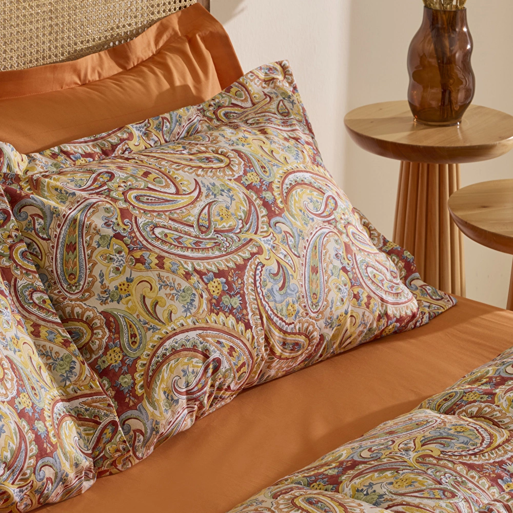 Karaca Home Sahran %100 Pamuk Wellsoft Çift Kişilik Comfort Set Orange görseli 4