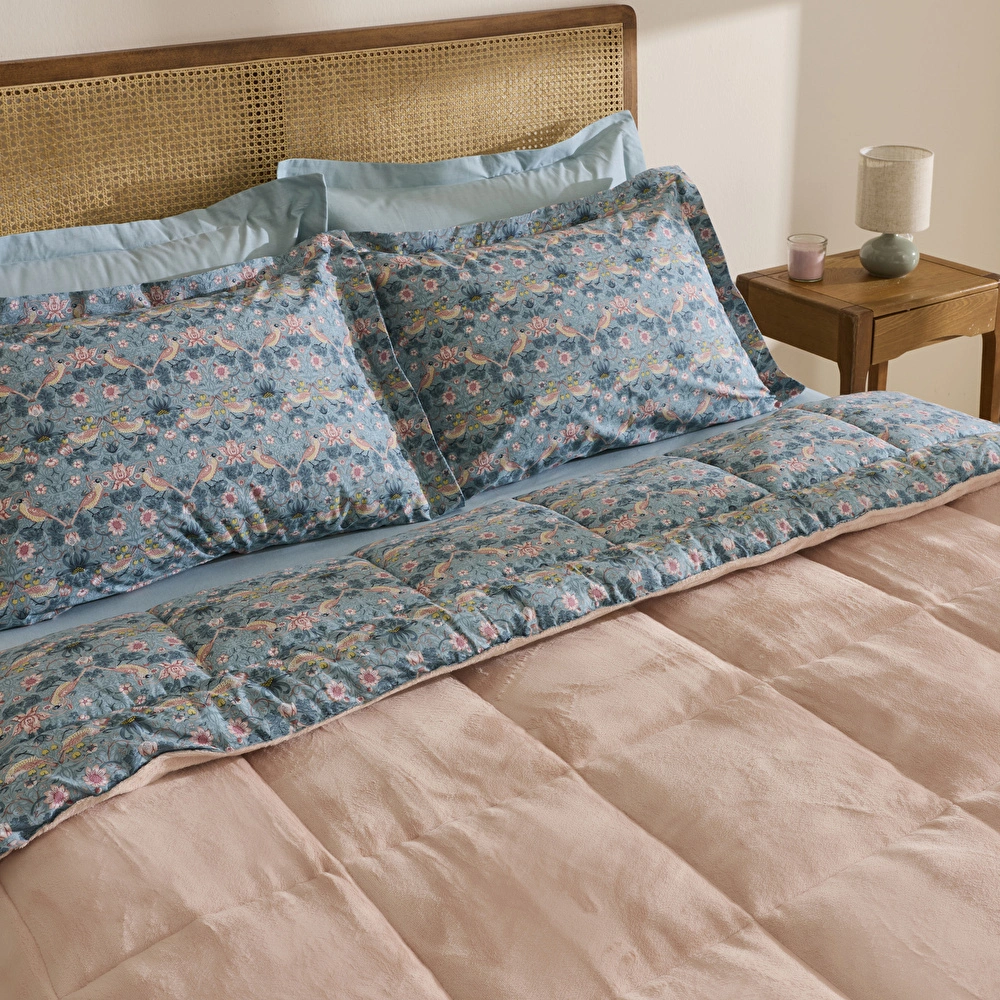 Karaca Home Meis %100 Pamuk Welsoft Çift Kişilik Comfort Set Pudra görseli 3