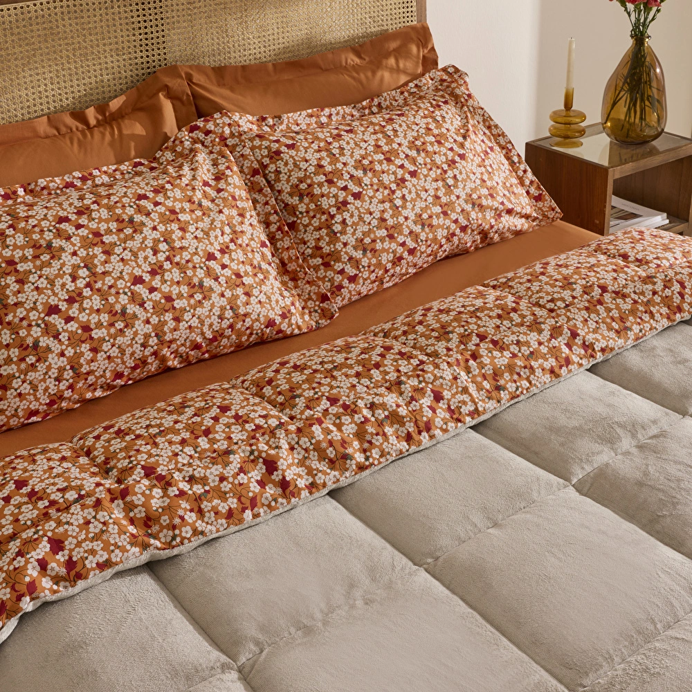 Karaca Home Persephone %100 Pamuk Welsoft Çift Kişilik Comfort Set Bej görseli 2