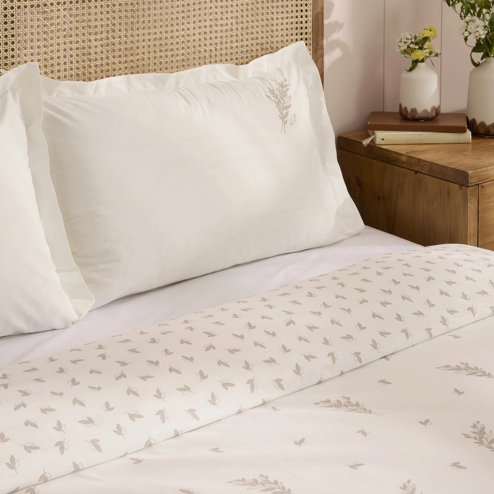 Kaşmir Home Elena %100 Pamuk Çift Kişilik Nevresim Takımı Bej görseli 2