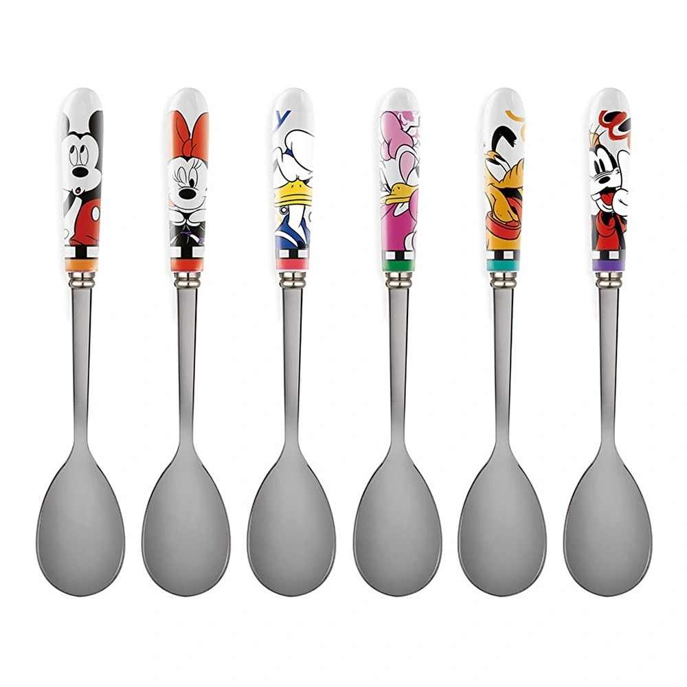 Egan Italy F&E 6'lı Tatlı Kaşığı Seti görseli 1