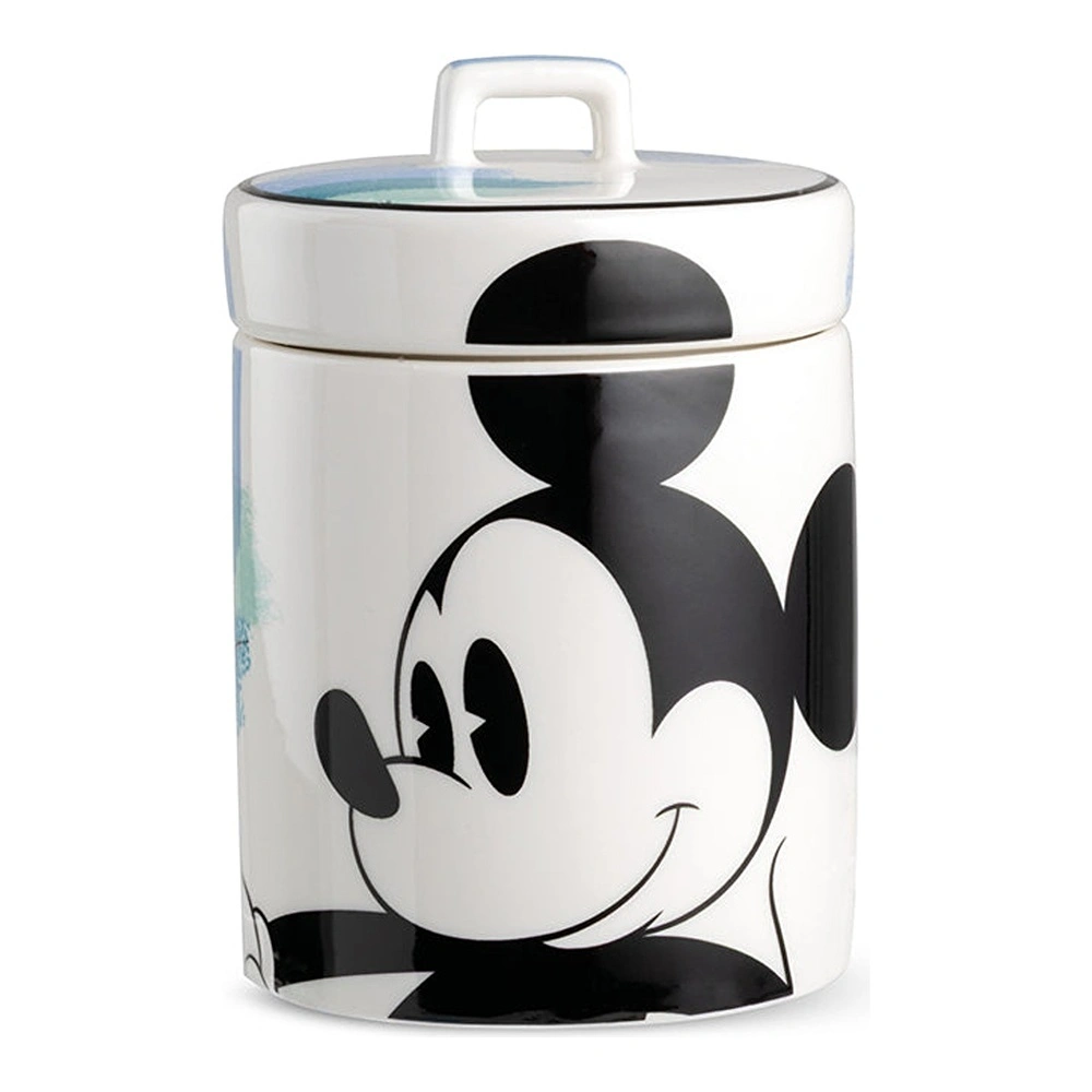 Egan Italy Mickey Mouse Enjoy S Porselen Vakumlu Kavanoz görseli 1