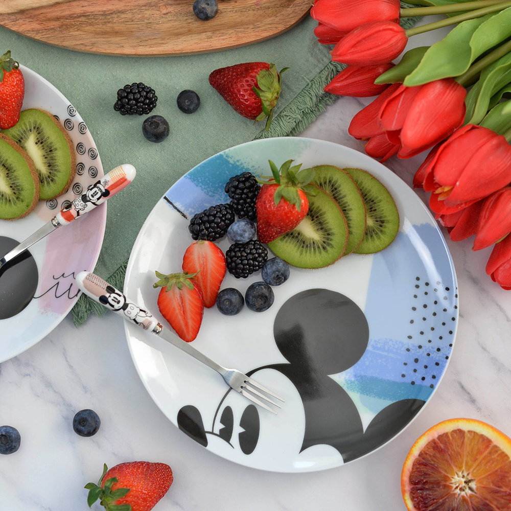 Egan Italy Mickey Mouse Enjoy Tek Kişilik Yemek Takımı görseli 2