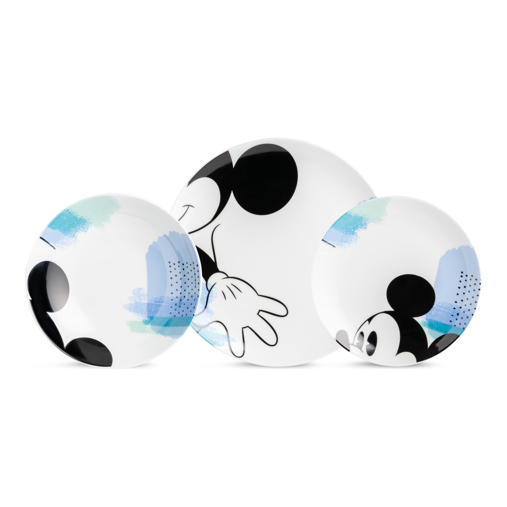 Egan Italy Mickey Mouse Enjoy Tek Kişilik Yemek Takımı görseli 4