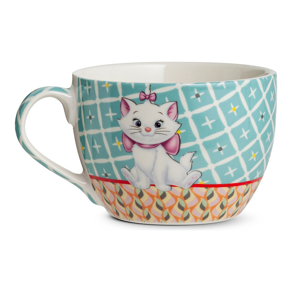 Egan Italy Disney Aristokediler Açık Mavi Cappuccino Kupası görseli 1