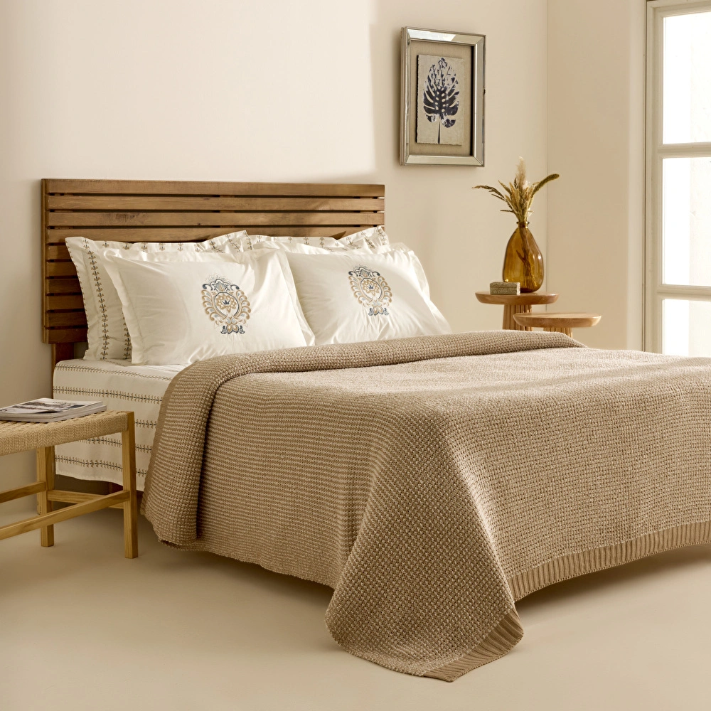 Karaca Home Mirage Çift Kişilik Nish Battaniyeli Set görseli 7