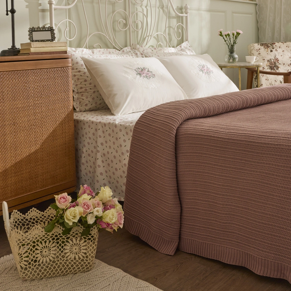 Karaca Home Jane Çift Kişilik Battaniye Nish Set görseli 7