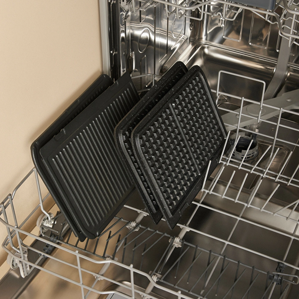 Emsan Future Combo Tost Makinesi Ekstra Waffle Plaka Hediyeli Silver görseli 13