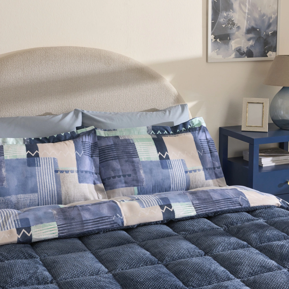 Karaca Home Pasific Çift Kişilik Comfort Set Mavi görseli 5