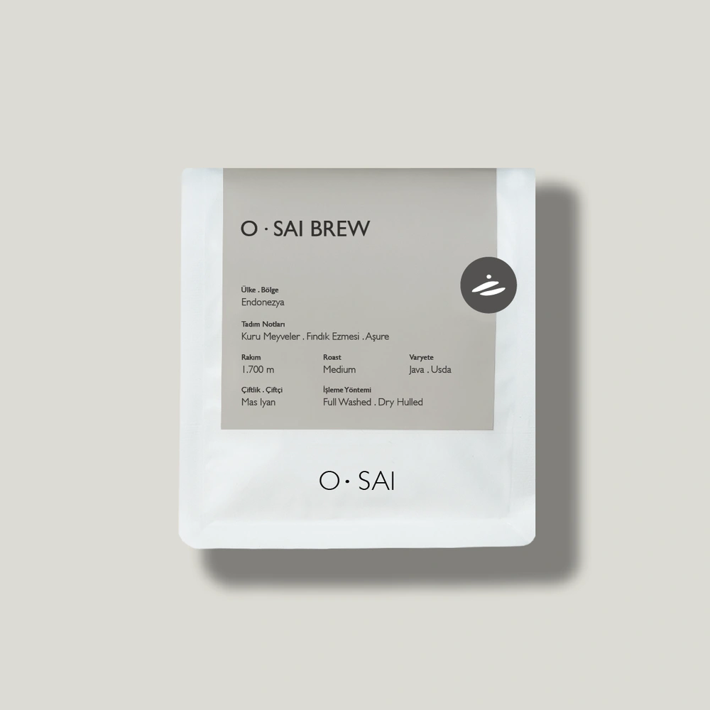 OSAI Brew Endonezya Çekirdek Kahve 250 g görseli 2