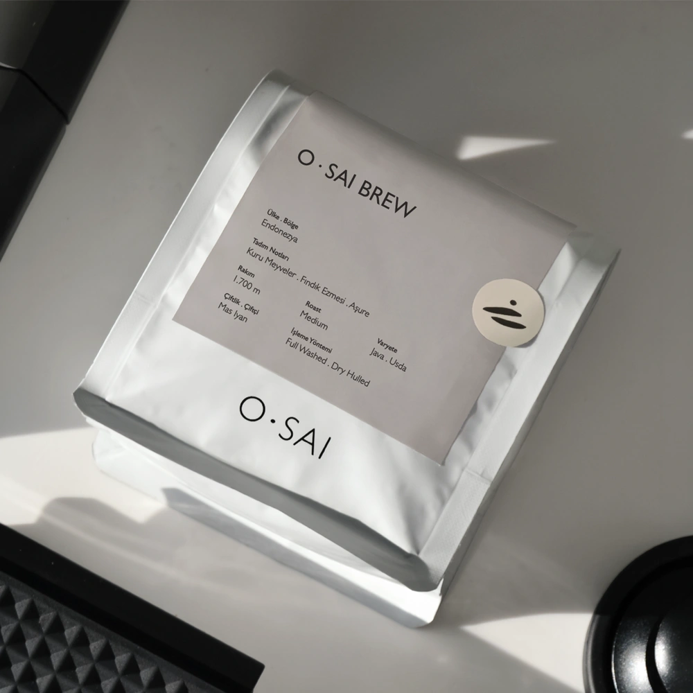 OSAI Brew Endonezya Çekirdek Kahve 250 g görseli 1