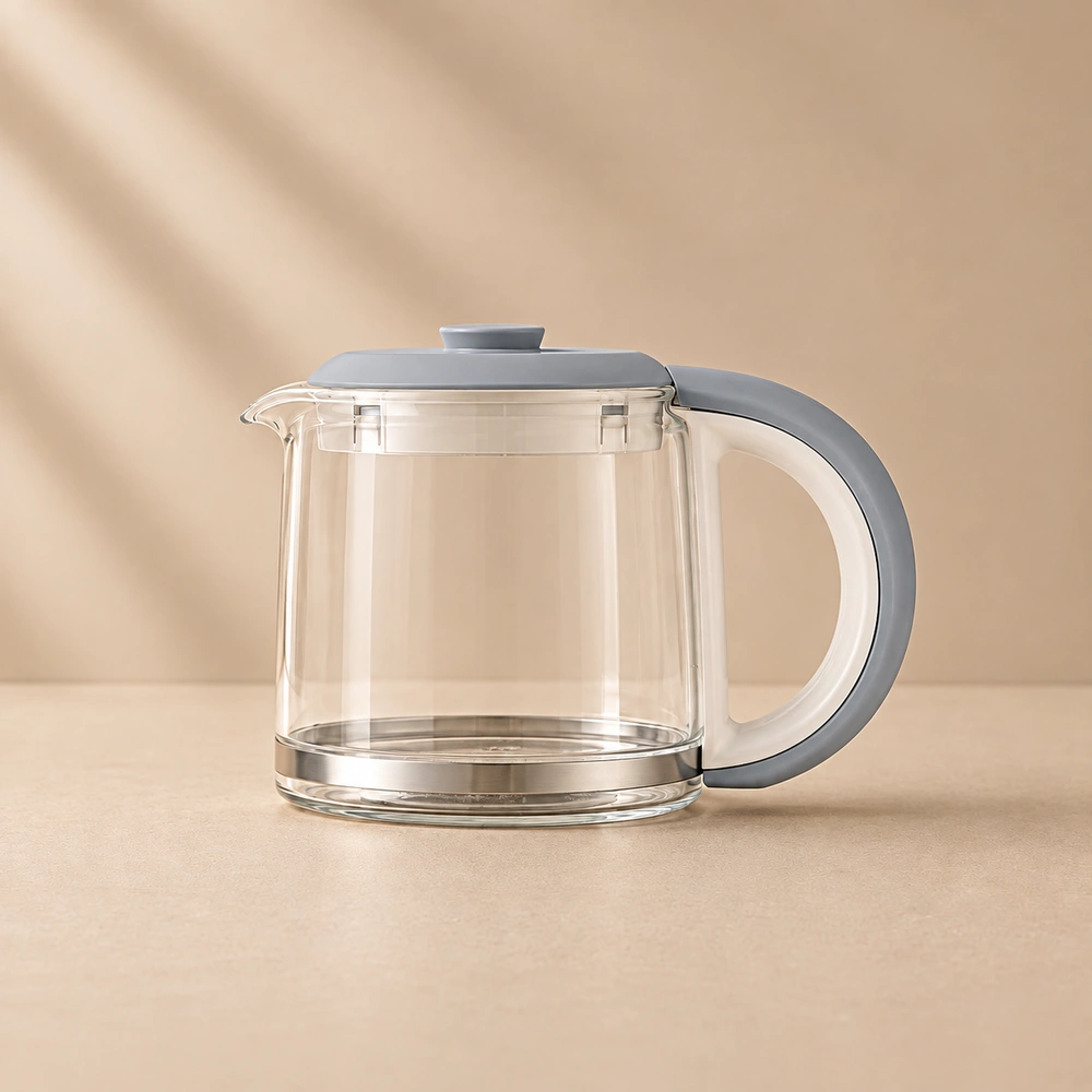 Homend Royaltea Plastik Çay Makinesi Yedek Parça Cam Demlik görseli 1