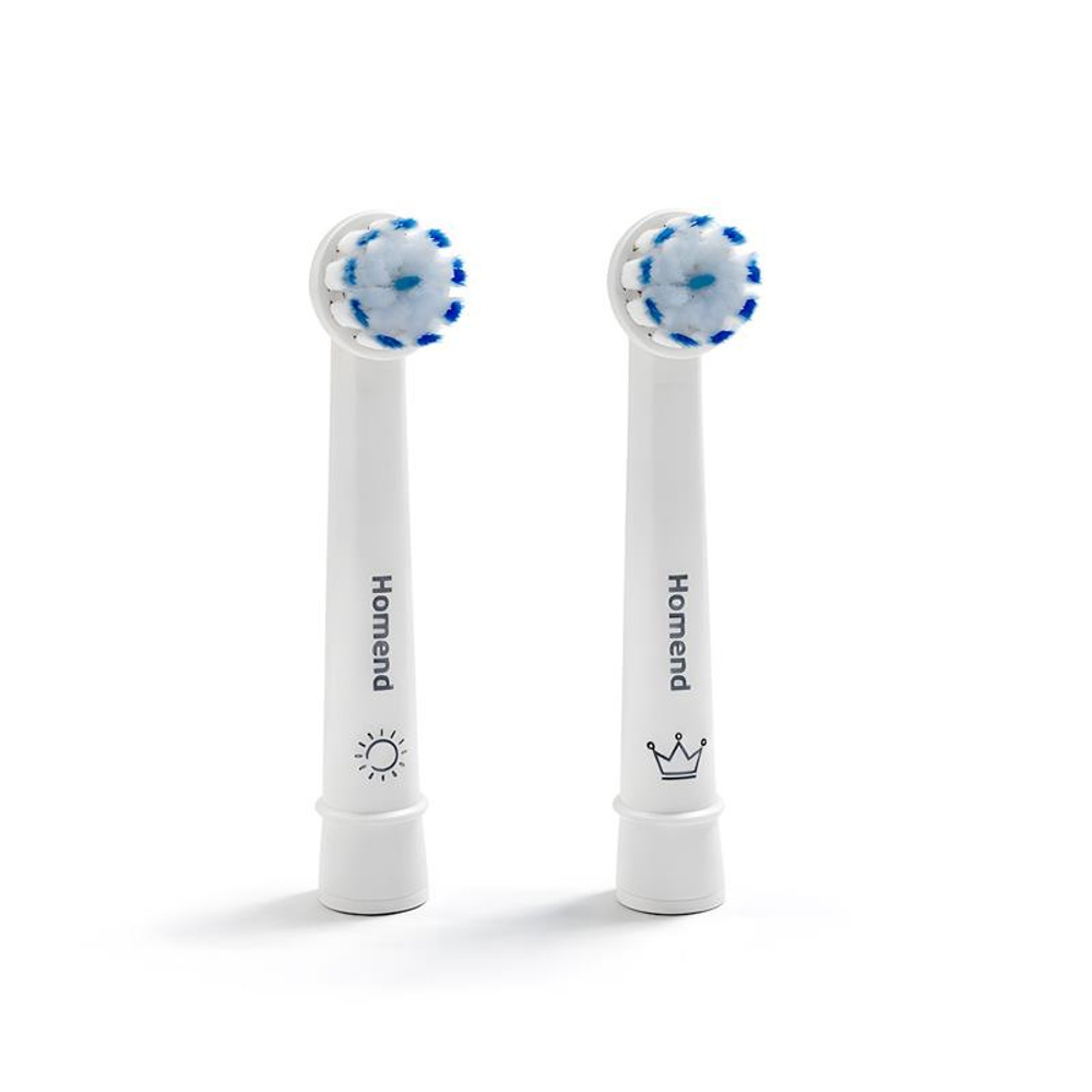 Homend Brushboss Şarjlı Diş Fırçası Yedek Başlık Beyaz görseli 2