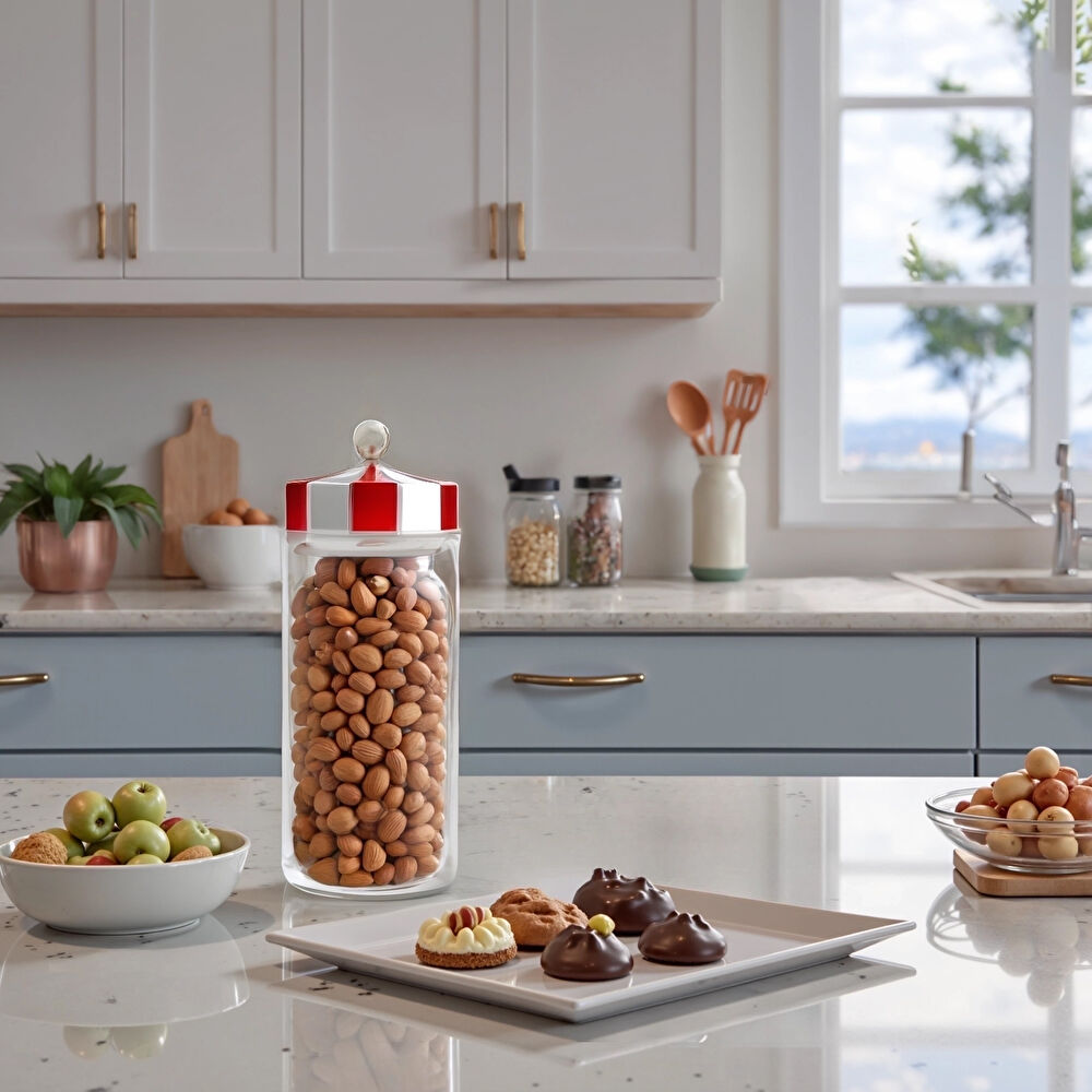 Karaca Karnaval Cam Saklama Kabı 1300 Ml