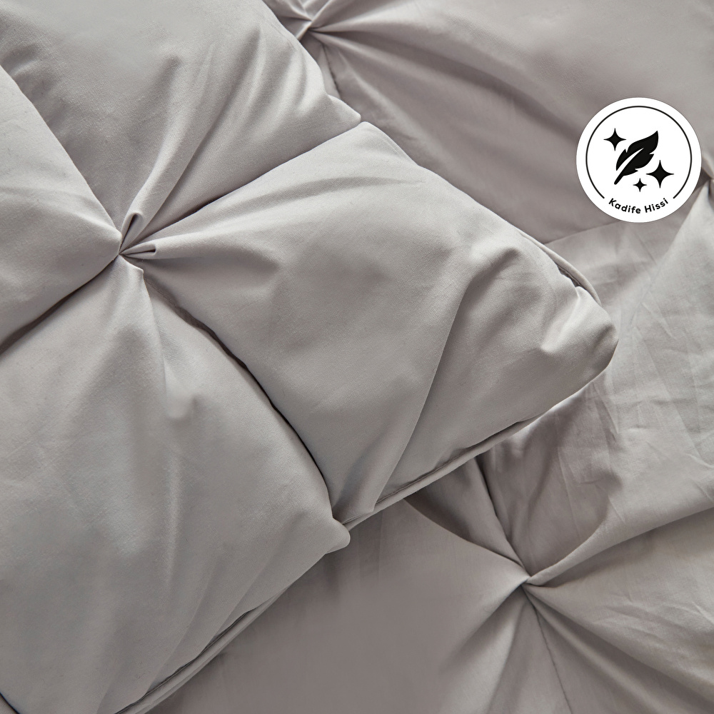 Karaca Home Çift Kişilik Camila Private Comfort Set/Uyku Seti Gri görseli 4