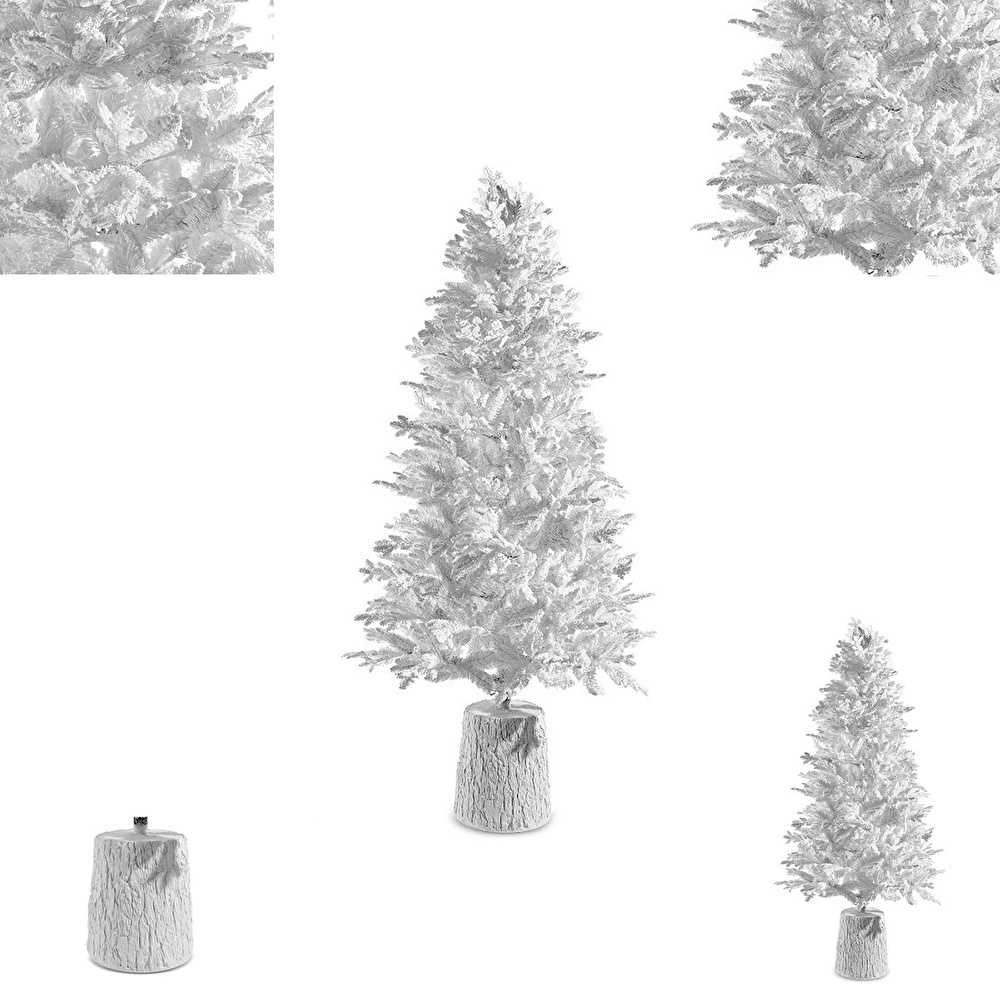 Karaca New Year Yılbaşı Beyaz Çam Ağacı 2000 Dal 210 cm görseli 4