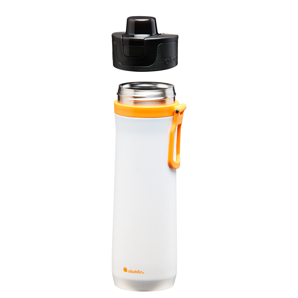 Aladdin Sports Thermavac Paslanmaz Çelik Su Şişesi 0.60 Lt Stone White görseli 3