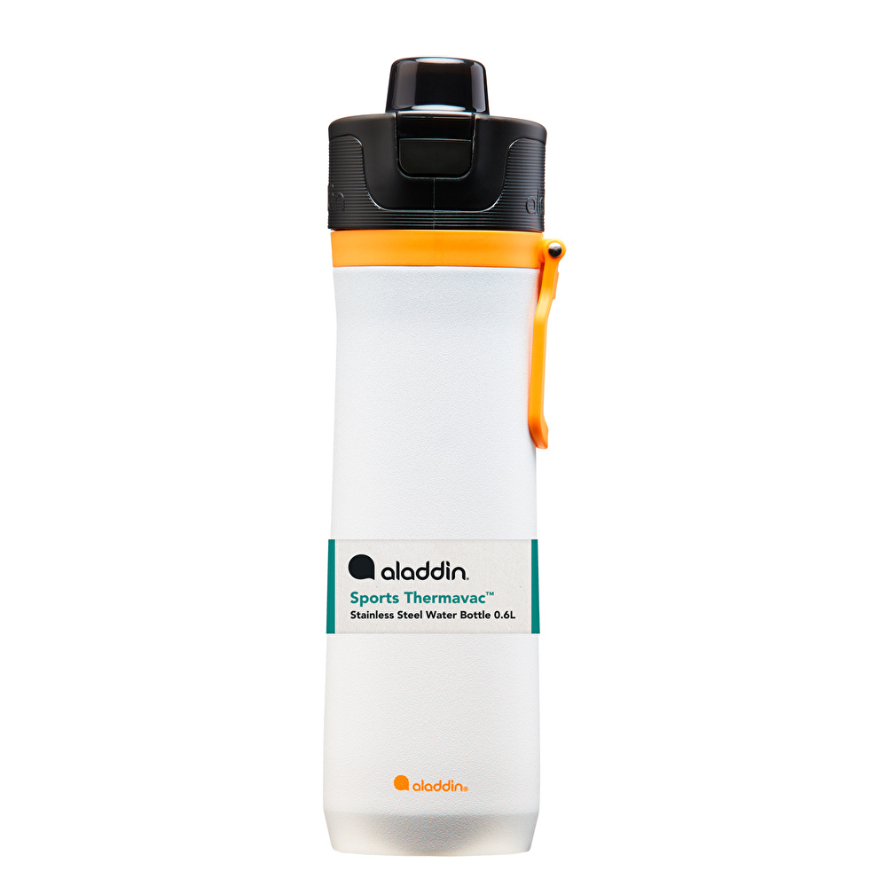 Aladdin Sports Thermavac Paslanmaz Çelik Su Şişesi 0.60 Lt Stone White görseli 1