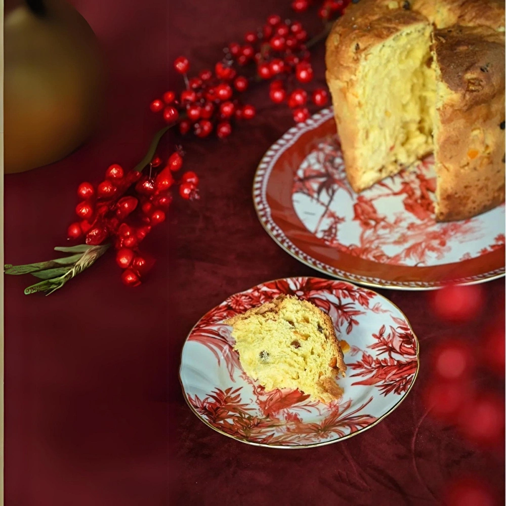 Baci Milano Le Rouge Porselen Tatlı Tabağı 21 cm görseli 2