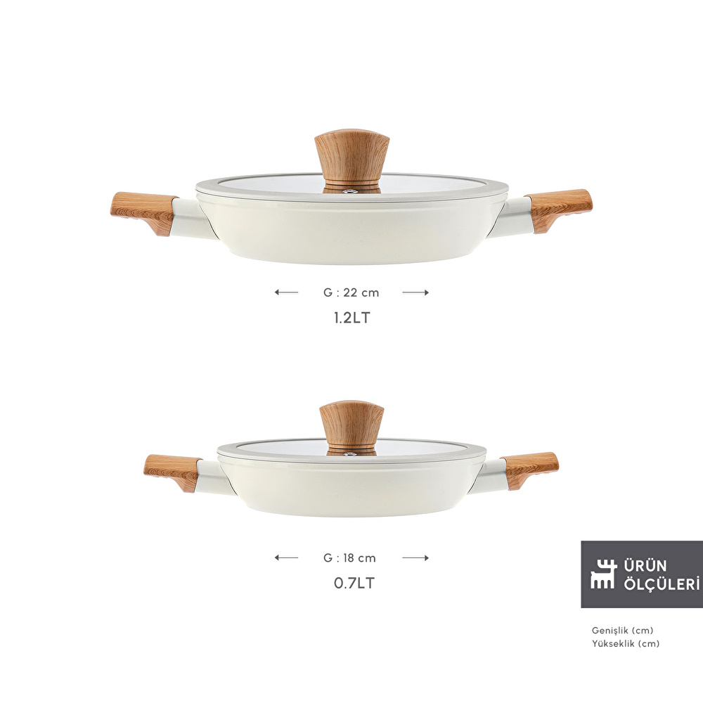 Karaca x Refika Swiss Crystal Almond Cream Sahan 4 Parça Set  görseli 2