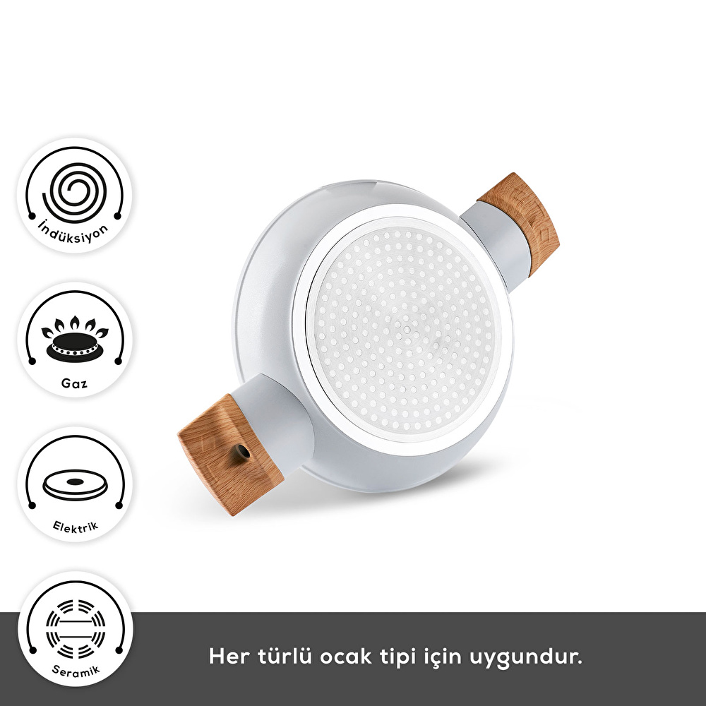 Karaca x Refika Swiss Crystal Almond Cream Sahan 4 Parça Set  görseli 4