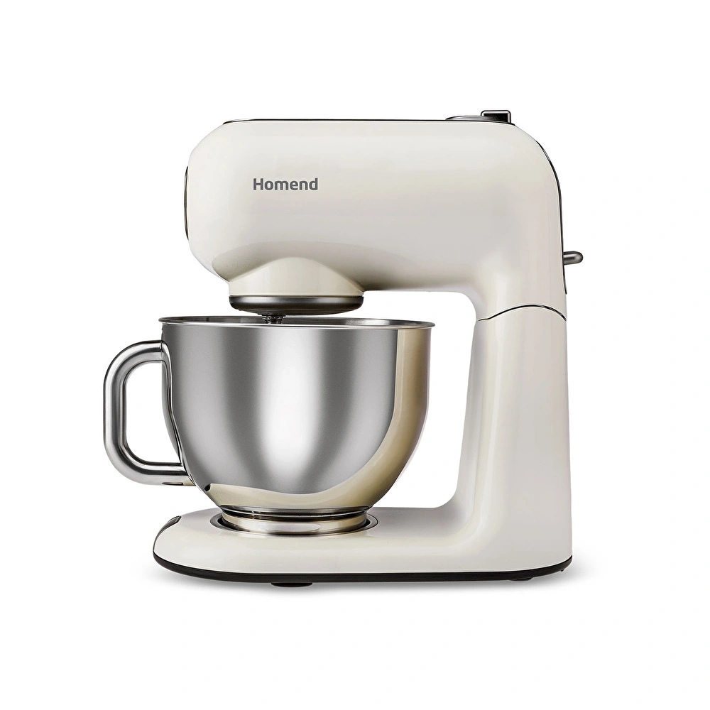Homend Vintage Profashion 3027H Döküm Hamur Yoğurma Makinesi Krem  5,5L videosu