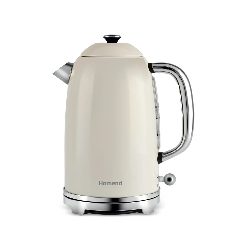 Homend Vintage Heatrow 1627H Kettle Su Isıtıcısı 2200W Krem videosu