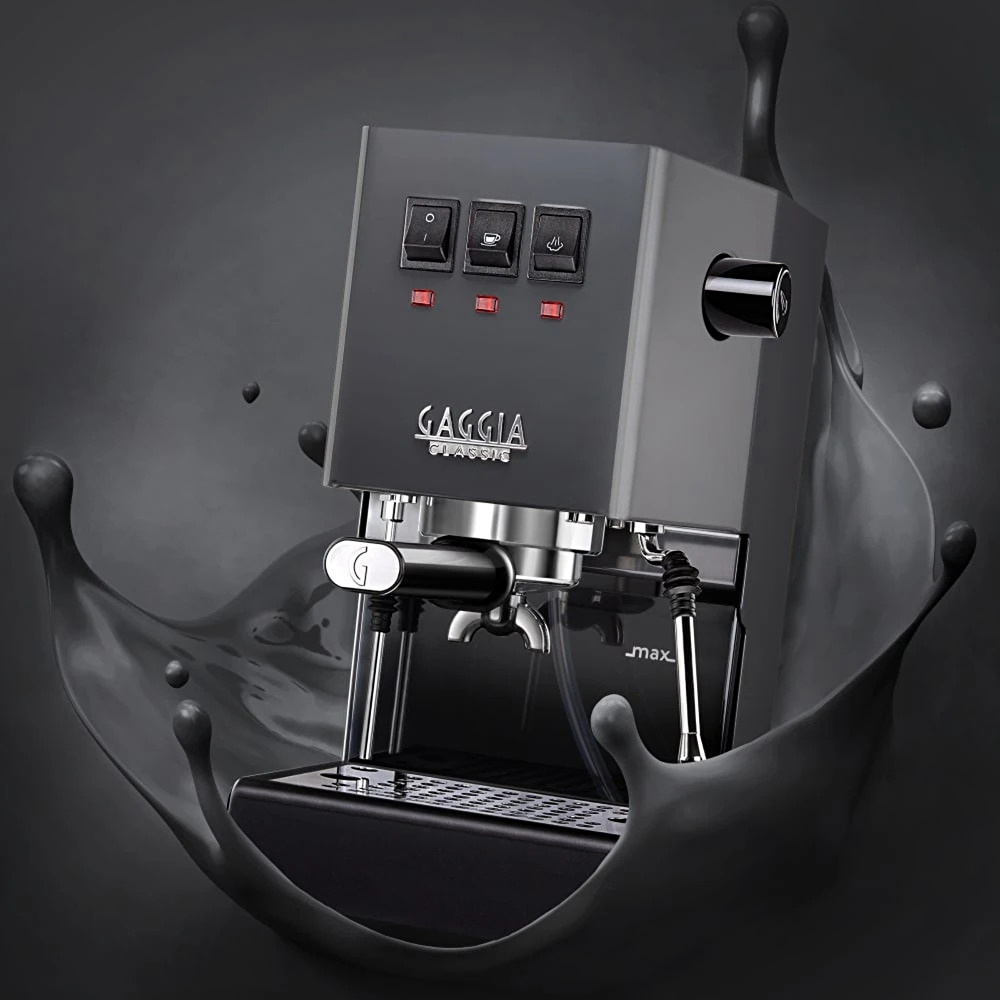 Gaggia New Classic Evo 2023 Espresso Makinesi Gri görseli 4