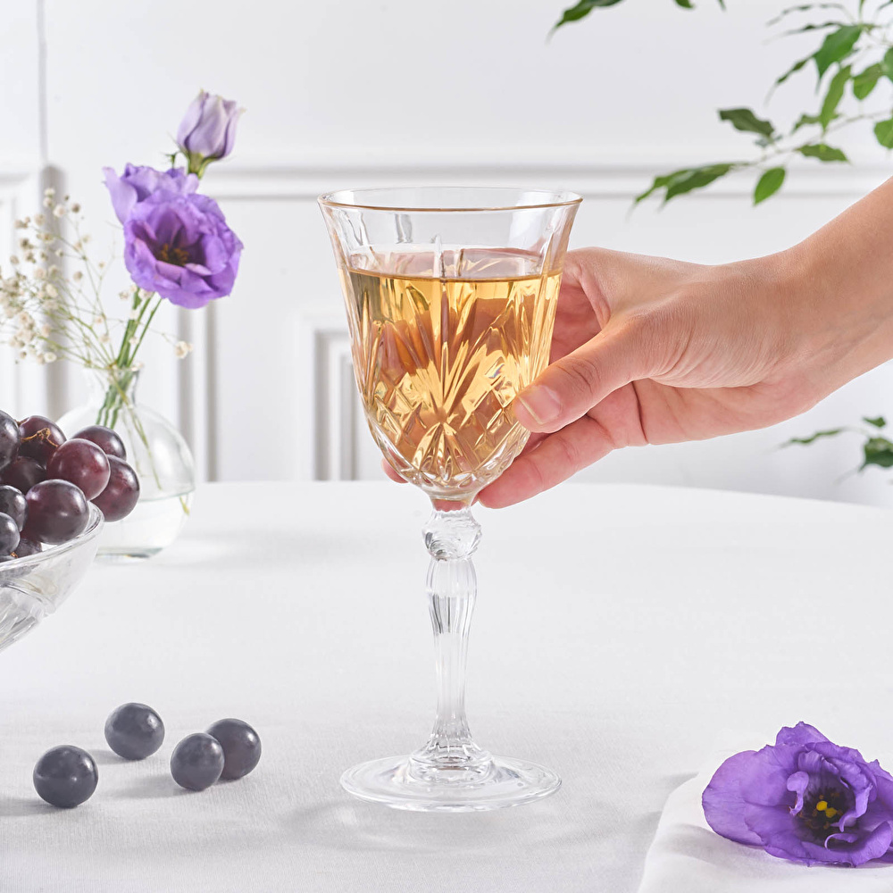 Rcr Melodia Tek Kişilik Kristal Büyük Kadeh 270 Ml görseli 2