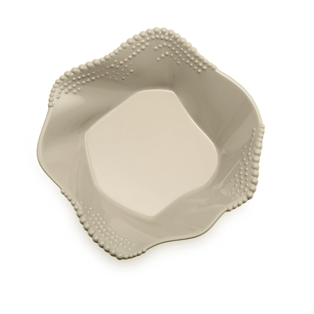 Jumbo Maris Melamin Bej Çukur Tabak 21.7x21.4x4.3 cm görseli 2