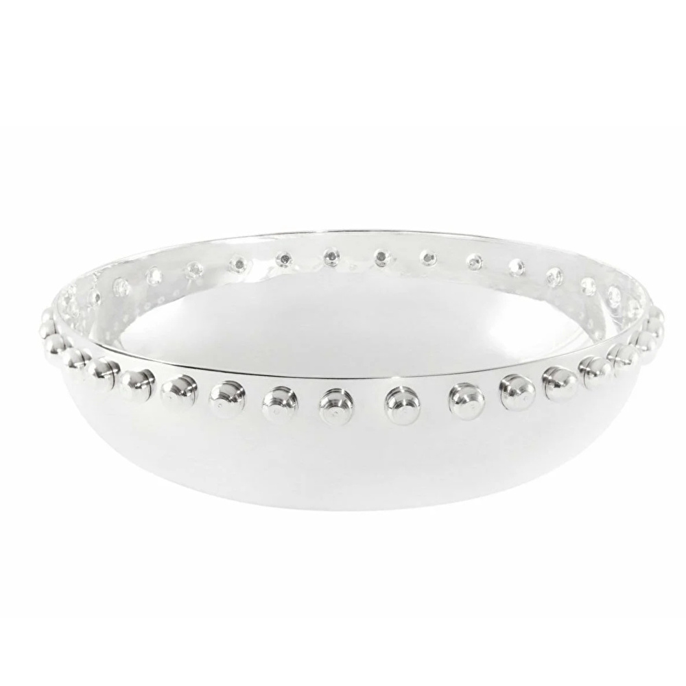 Minval Balm Gümüş Kaplama Servis Kasesi 3 cm x 12,5 cm görseli 3