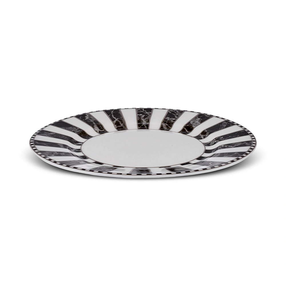 Karaca Damalı Porselen Pasta Tabağı 19 cm görseli 3