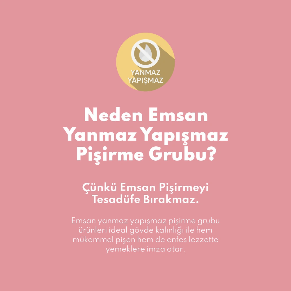 Emsan Arven 7 Parça Pink Granit Tencere Seti görseli 9