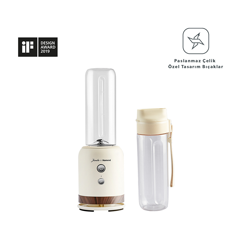 Homend x Jumbo Artfood 7025H Smoothie Blender Krem görseli 1