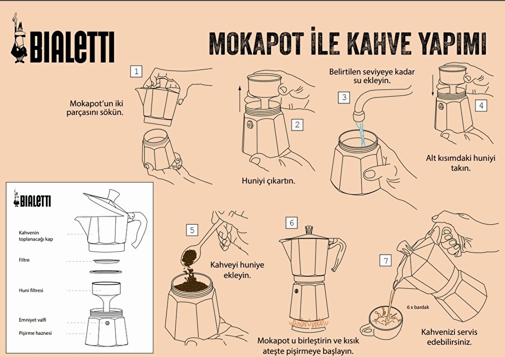 Bialetti Moka İndüksiyon Dolce Gabbana 4 Cup görseli 2