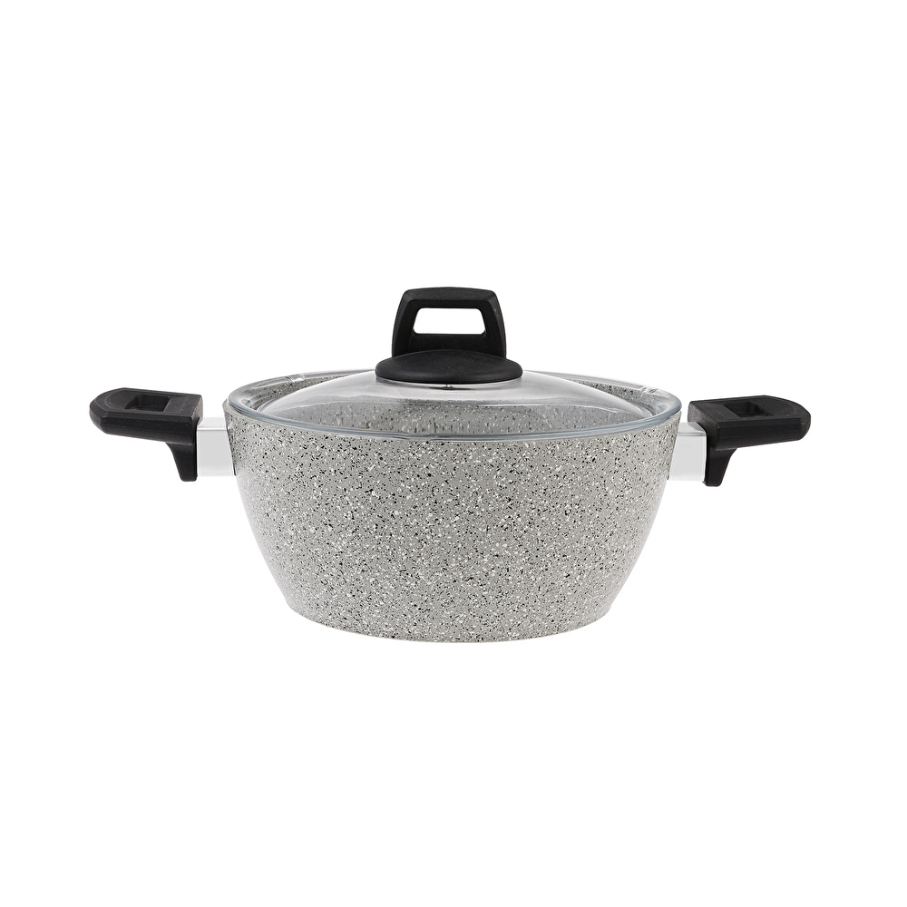 Emsan Rich Light Grey 9 Parça Granit Tencere Seti görseli 4