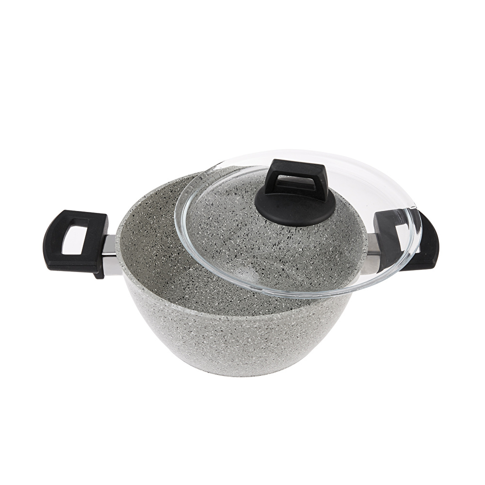 Emsan Rich Light Grey 9 Parça Granit Tencere Seti görseli 7
