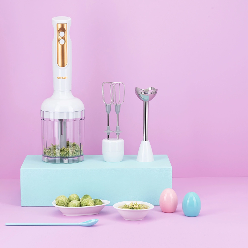 Emsan Powerpack Midi Beyaz 4'lü Blender Set görseli 1