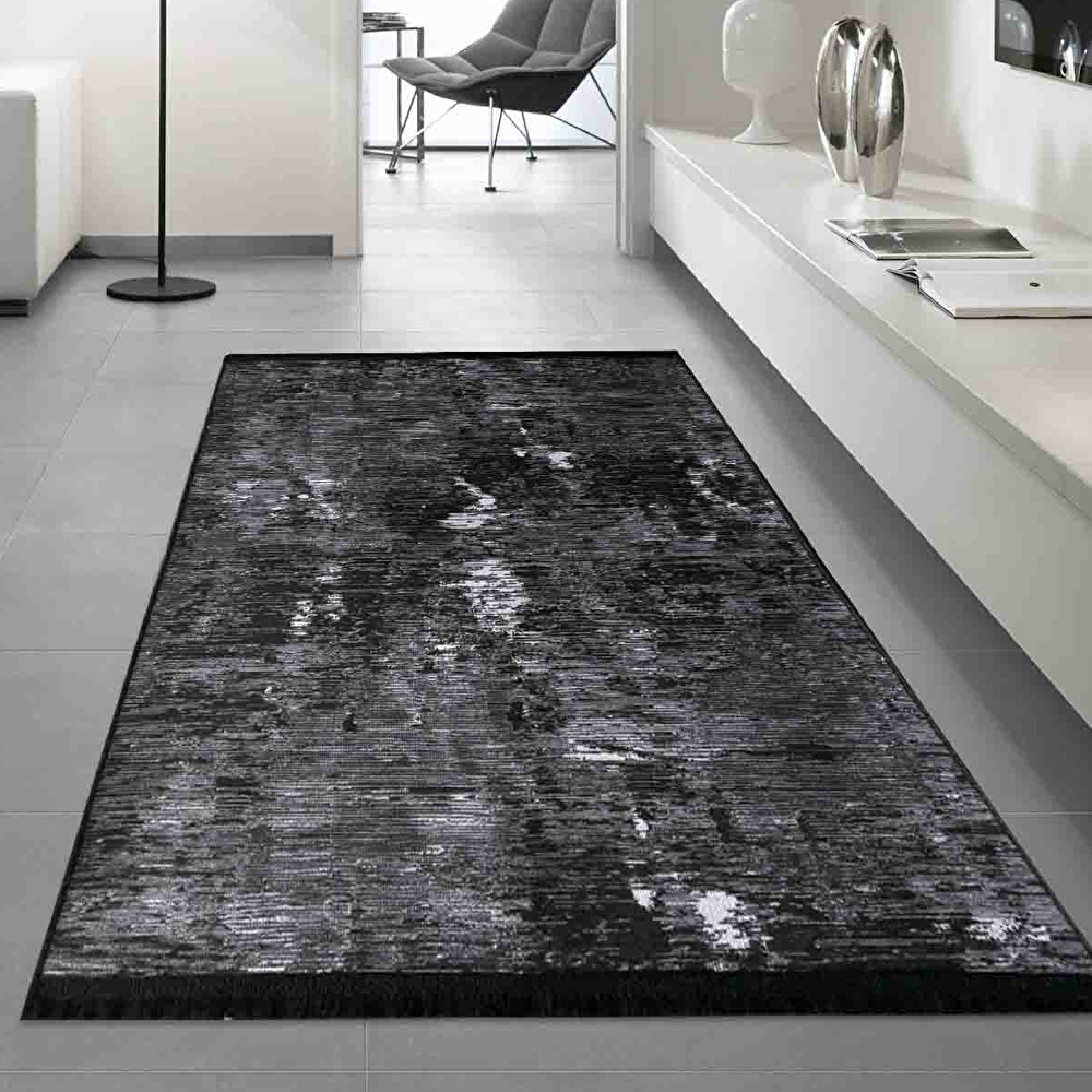 Karaca Home Sonil Mess Gri Halı 120x180cm görseli 1