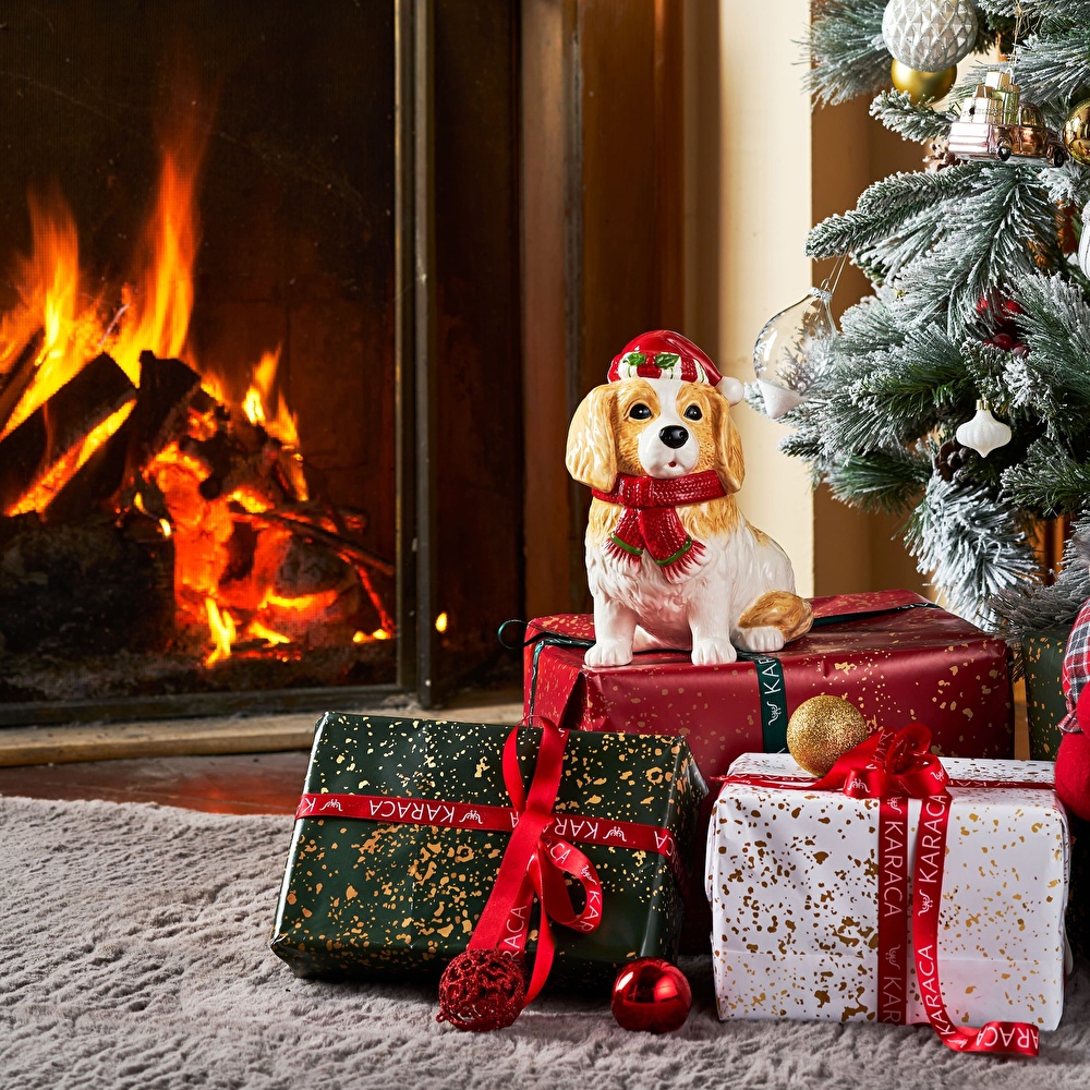 Karaca Home Cavalier Dog Dekoratif Kutu 25cm görseli 2
