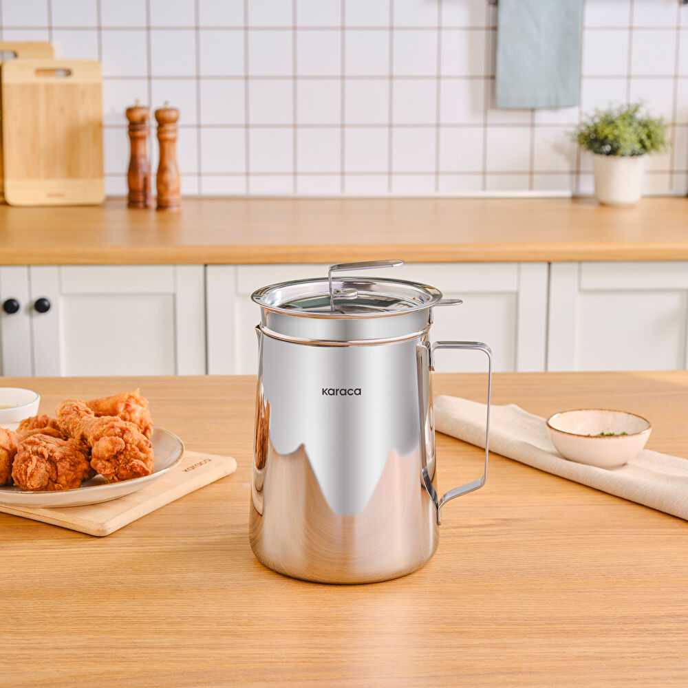 Karaca Mutfaksever Çelik Kızartma Potu 2L