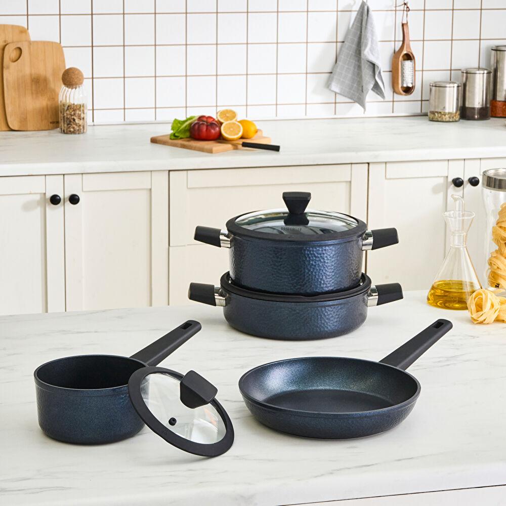 Karaca Biodiamond Dante İndüksiyon Tabanlı 7 Parça Tencere Seti