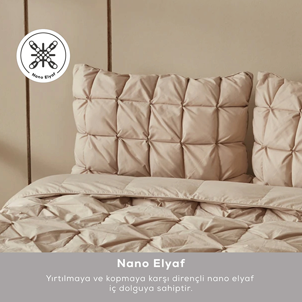 Karaca Home Çift Kişilik Camila Private Comfort Set/Uyku Seti Bej görseli 2