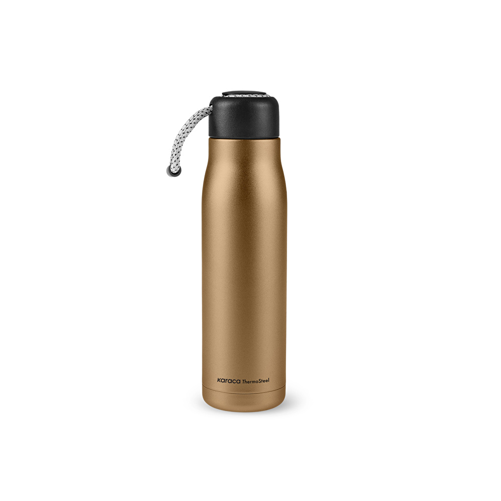 Karaca Fashion Sport Çelik Sızdırmaz Termos Gold 500 ml görseli 1