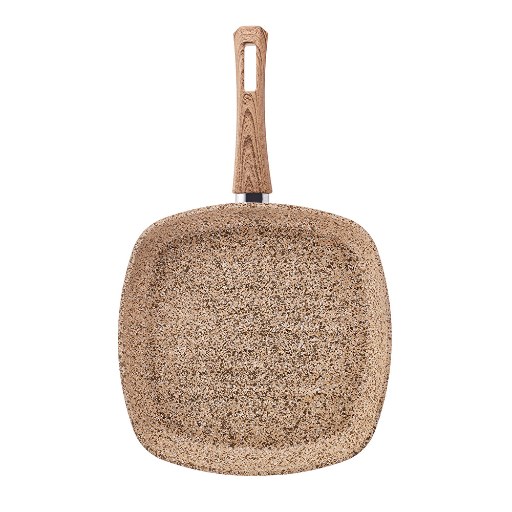 Karaca Wood Silver Biogranit Grill 28 cm görseli 2