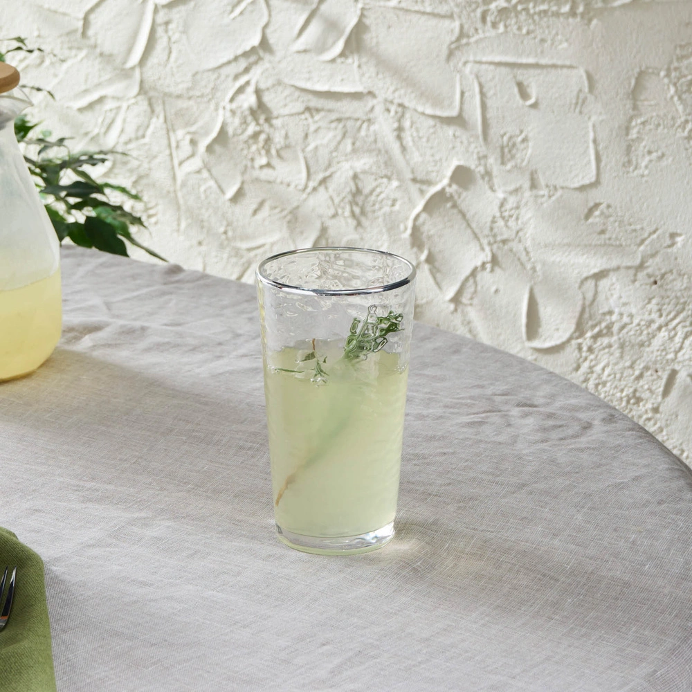 Karaca Akroma Transparent Meşrubat Bardağı 590 Ml Platin  görseli 1