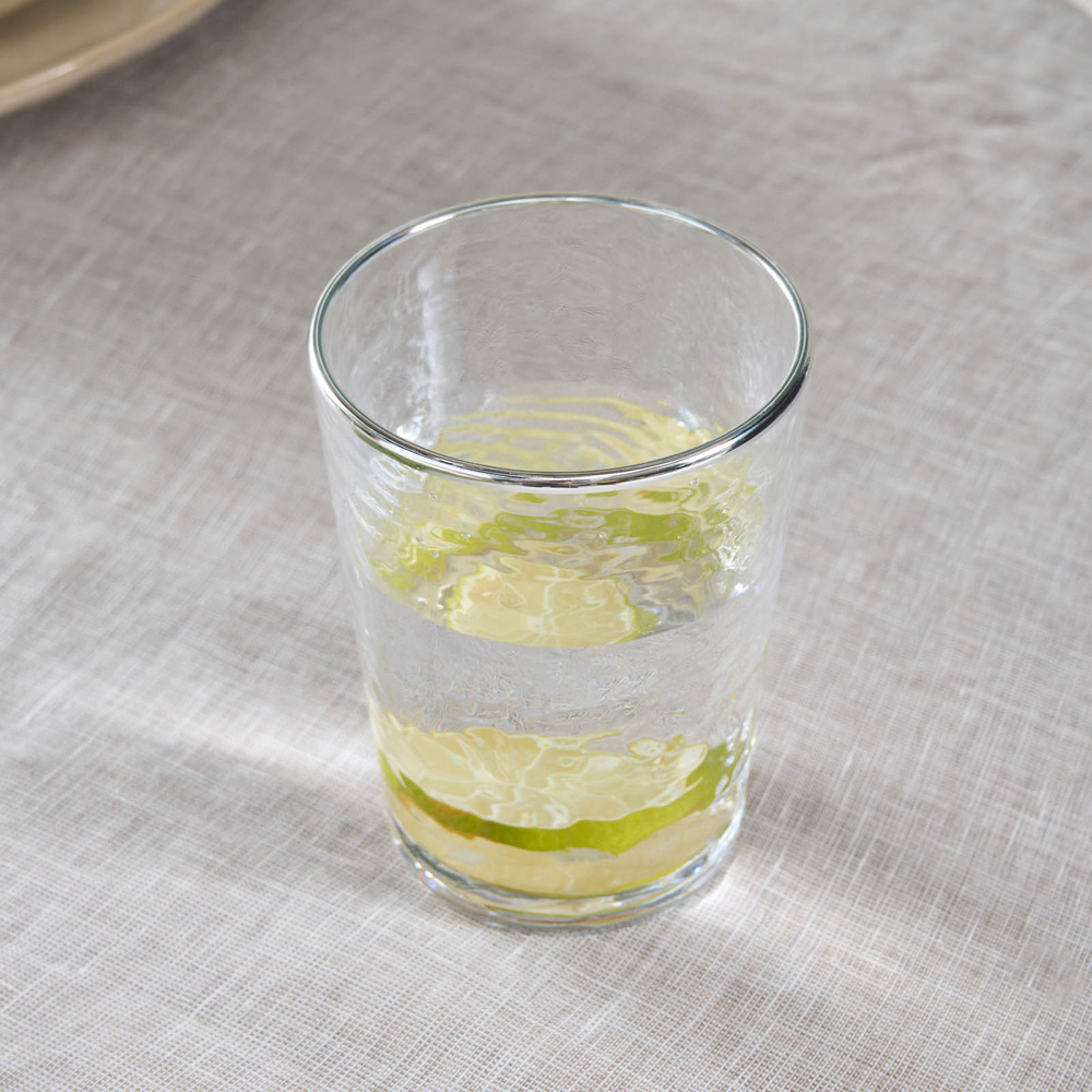 Karaca Akroma Transparent Su Bardağı 435 Ml Platin görseli 3
