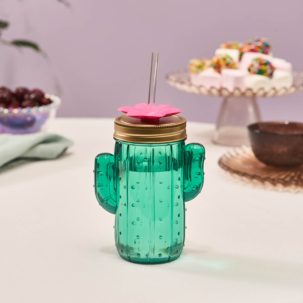 Karaca Kaktüs Transparent Su Şişesi 350 Ml görseli 1
